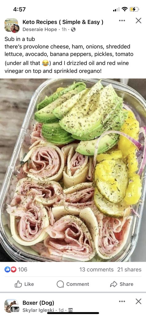 Free Keto Meal Plan, Banana Peppers, Avocado Banana, Easy Healthy Meal Prep, Prepped Lunches, Shredded Lettuce, Provolone Cheese, Stuffed Banana Peppers, Lunch Meal Prep