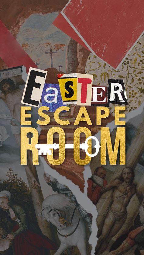 Easter Escape Room | CHURCHYOUTHMINISTRY Easter Youth Group Lessons, Easter Escape Room For Teens, Easter Youth Group Activities, Youth Easter Activities, Easter Escape Room For Kids, Easter Escape Room Ideas, Easter Escape Room Free, Easter Activities For Teens, Easter Church Activities