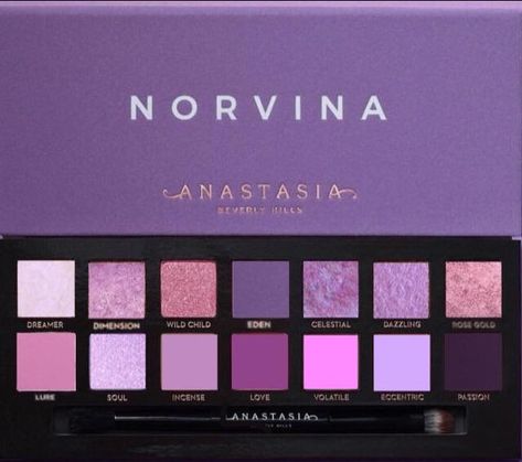 I recreated the ABH Norvina palette! Purple Eyeshadow Pallete, Empress Archetype, Eyeshadows Ideas, Abh Norvina Palette, Purple Eyeshadow Palette, Makeup Revolution Palette, Norvina Palette, Revolution Palette, Colour Eyeshadow