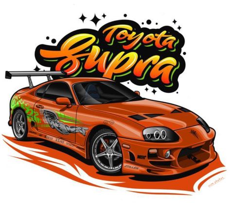 #Toyota Supra Mk4 Fast And Furious Fast And Furious Toyota Supra, Supra Mk4 Fast And Furious, Supra Design, The Fast And The Furious, Supra Mk4, Jdm Stickers, Toyota Supra Mk4, Cute Canvas Paintings, Background Images For Quotes