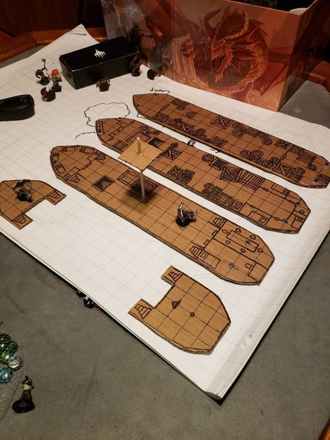 Dnd Cardboard Terrain, Dnd Terrain Diy Cardboard, Dnd Tutorial, Dnd Setup Diy, Dnd Scenery Diy, Dnd Board Diy, Dnd Terrain Ideas, Dnd Buildings Diy, Diy Dnd Minis