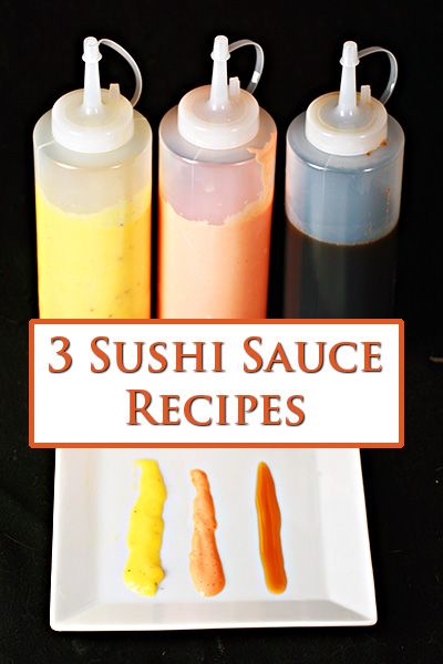 3 Sushi Sauce Recipes – Dynamite, Eel, and Mango – Celebration Generation Vegan Sushi Sauce, Egg Carton Sushi, How To Make Eel Sauce, Sushi Without Raw Fish, Sides For Sushi, Sushi Sauces Recipes, Sushi Dipping Sauce Recipes, Sushi Dressing, Sushi Side Dishes