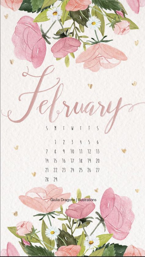 Handmade Calendar, Calendar Design Inspiration, Cartoon Wedding Invitations, February Wallpaper, Illustration Calendar, Free Printable Calendar Templates, Journal Calendar, February Calendar, Calendar Background