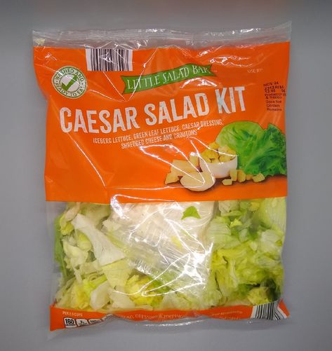 Little Salad Bar Caesar Salad Kit Salad Bag, Chopped Salads, Salad Kit, Salad Kits, Cheese Cultures, Bar Kit, Salad Ideas, Iceberg Lettuce, Summer Salad Recipes