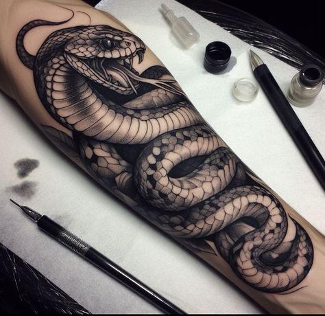 Mens Snake Sleeve Tattoo, Snake Leg Tattoo Men, Snake Tattoo Sleeve Men, Viking Snake Tattoo, Snakehead Tattoo, Upper Arm Snake Tattoo, Snake Leg Sleeve, Snake Tattoo Sleeve, Snake Sleeve Tattoo