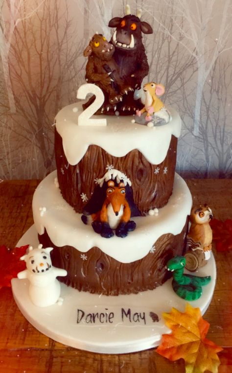 Gruffalo Cake, Gruffalo Party, Gruffalo's Child, Safari Birthday, Boy Birthday Cake, Kids Cake, 4th Birthday, Birthday Cakes, Cake Ideas