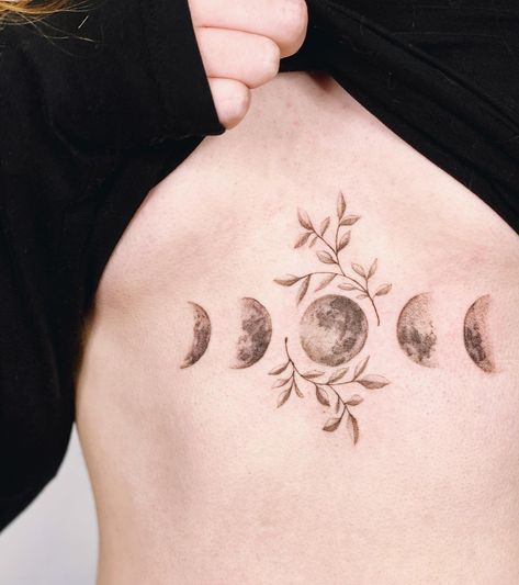 Moon Tattoos, Irish Tattoos, Tattoo Themes, Feather Tattoos, Moon Tattoo, New Moon, Dublin, Tatting, Tattoo Ideas