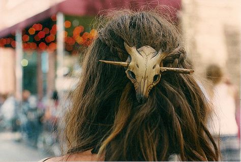 Boho Cow Skull, Clay Products, Dark Mori, Pagan Art, Natalie Dormer, Fame Dr, Cow Skull, Larp, Hair Jewelry