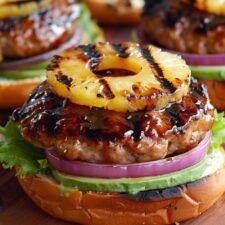 Teriyaki Burgers With Grilled Pineapple, Turkey Pineapple, Teriyaki Turkey, Teriyaki Burgers, Turkey Patties, Spicy Mayo, Canned Pineapple, Grilled Pineapple, Turkey Burger