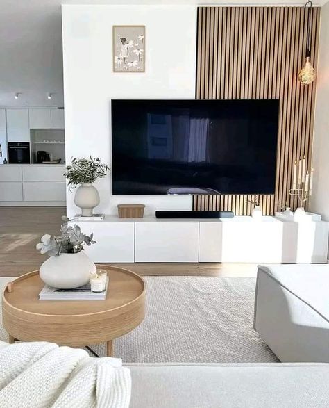 Ruang Tv, Casa Clean, Japandi Living, Home Hall Design, Casa Country, Apartment Living Room Design, Living Room Design Inspiration, Home Design Living Room, Apartment Decor Inspiration