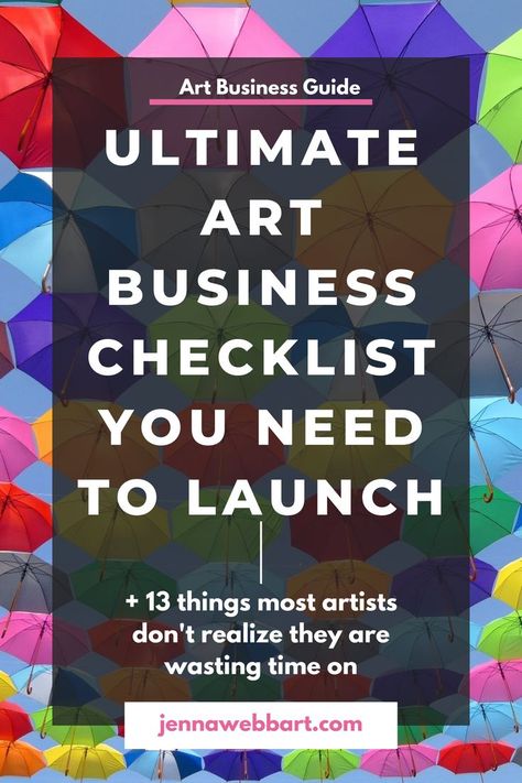 Art Business Plan, Art Business Ideas, Small Art Business, How To Sell Art, Art Biz, Sell Art Prints, Business Checklist, Sell Art Online, Online Digital