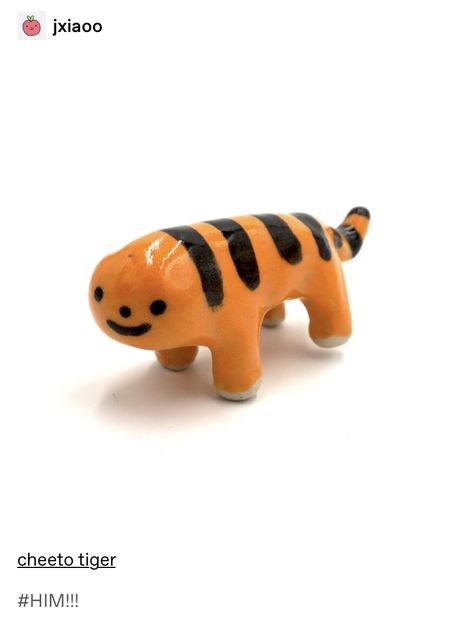 Clay Funny Ideas, Silly Clay Ideas, Silly Clay Things, Funny Clay Figures, Taracore Aesthetic, Small Clay Trinkets, Cheeto Tiger, Clay Diy Gifts, Weird Trinkets