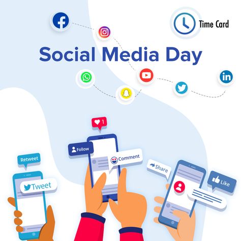 Social media is a huge part of a business. Let's celebrate the day together and rejoice with the social media platforms.   #socialmediaday #Facebook #Twitter #LinkedIn #socialmedia #social #media #day Social Media Day Creative Ads, World Social Media Day, Social Media Day, Ad Text, Basic Website, Creative Banners, Cpa Marketing, Media Day, Advertising Strategies