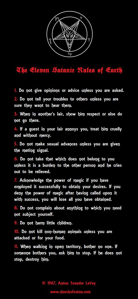 The Eleven Satanic Rules of Earth Satanic Language, Satanic Sins, Satanic Witchcraft, Satanic Words, Satanic Images, Satanic Crafts, Baphomet Quotes, Satanism Wallpaper, Satanic Wallpaper Aesthetic