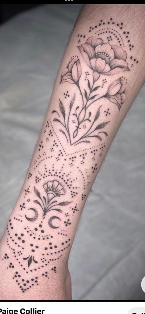 Tattoo Ideas For Females, Bohemian Tattoo, Inner Forearm Tattoo, Boho Tattoos, Dot Tattoos, Tattoos For Women Half Sleeve, Spiritual Tattoos, Arm Sleeve Tattoos, Sleeve Tattoos For Women