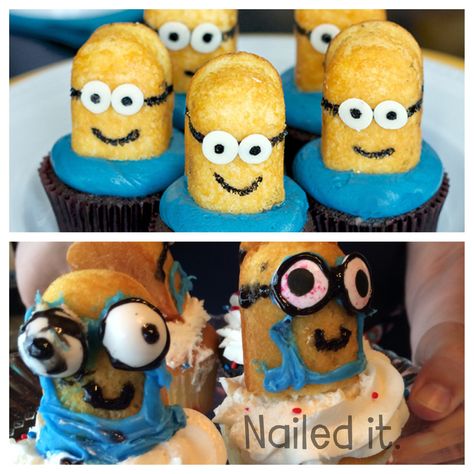 Nailed It Cupcakes Challenge, Nailed It Challenges Ideas, Nailed It Party Ideas, Nailed It Cakes Ideas, Nailed It Challenges For Kids, Nailed It Cupcakes, Nailed It Challenges, Nailed It Birthday Party, Nailed It Party