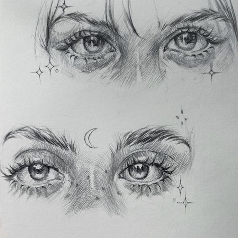 Pair Of Eyes Drawing, Sketchbook Art Inspiration Full Page, Closed Eye Drawing, Eye Pencil Drawing, Eye Illustration, Nature Art Drawings, Human Anatomy Art, The Close, Horse Drawings