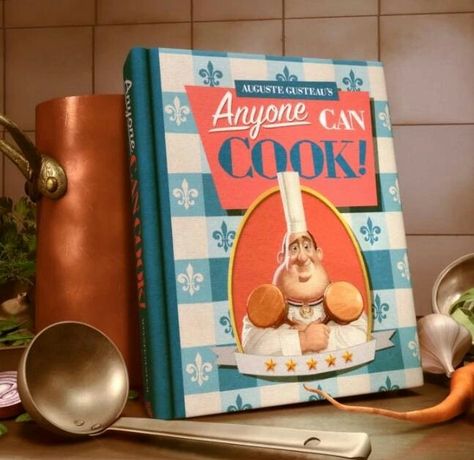 Gusteau Ratatouille, Pixar Quotes, Ratatouille Disney, Anyone Can Cook, Disney Dishes, Disney Inspired Food, Teen Crafts, Disney Secrets, Food Park