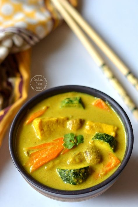 Thai Vegetable Yellow Curry Thai Curry Recipes Vegetarian, Cottage Cheese Zucchini, Vegetarian Yellow Curry, Yellow Curry Recipe, Thai Red Curry Recipe, Curry Vegetarian, Cheese Zucchini, Red Curry Recipe, Thai Curry Recipes