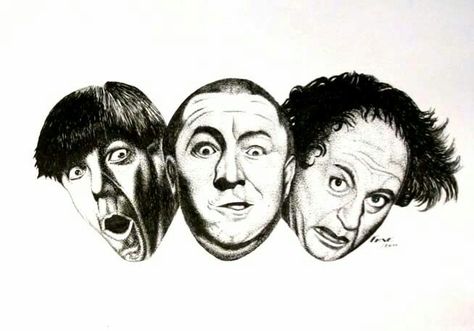 3 Three Stooges Tattoo, Ed Edd N Eddy, The Stooges, Ed Edd, Three Stooges, The Three Stooges, Friendship Tattoos, Design Project, Tattoo Photos