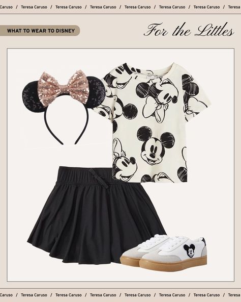 Disney Outfit Ideas For Kids, Disney Outfits Kids Girls Ideas, Disney World Outfits Family, Girls Disney Outfits, Disney Outfits For Kids, Theme Park Essentials, Disney Outfits Summer, Kids Summer Outfits Girls, Family Disney Outfits