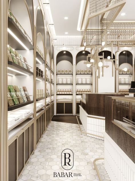 Cosmetic Store Design, Dubai Chocolate, Jewelry Store Interior, Museum Interior, Jewelry Store Design, Jewellery Shop Design, Art Deco Interior Design, Bookcase Design, Jewellery Showroom