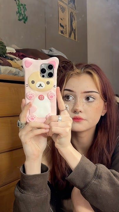 DIY cute cat phone case🐾 #diy