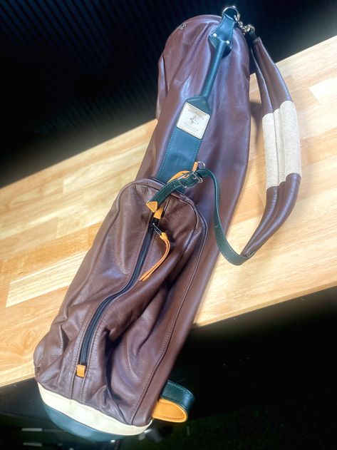 How about these pristine MacKenzie golf bags for today's #TradeInTuesday find! 🤩 These finely crafted leather MacKenzie bags make for the perfect, premium Sunday bag. Will be available soon! https://bit.ly/425nDMb #TradeInTuesday #2ndswinggolf #golfbags #golf Pull Cart, Golf Bags, Golf Clubs, Look Book, Bag Making, Golf, In Store, Leather