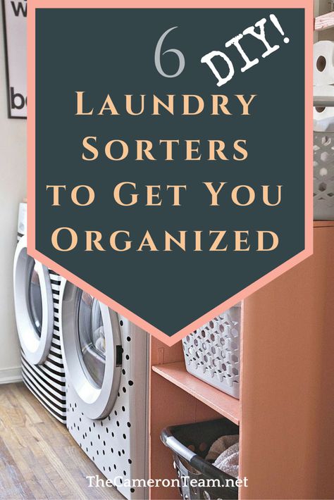 6 DIY Laundry Sorters to Get You Organized Laundry Sorter Ideas, Diy Laundry Sorter, Laundry Sorting Ideas, Laundry Room With Sorting Baskets, Laundry Basket Storage Diy Plans, Diy Laundry Organizer Baskets, Dirty Laundry Organization, 4 Basket Laundry Organizer, Dirty Clothes Organization