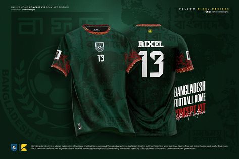 Bangladesh Football Concept Kit 2024 | Free Mockup Football Kit Design, Soccer Kits, Shirt Template, Football Kits, Blender 3d, Mockup Free Psd, Free Mockup, Mockup Psd, T Shirt Design