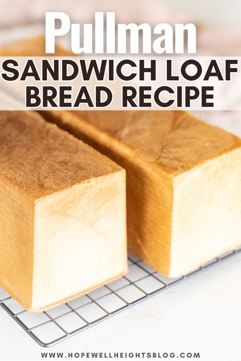 pullman loaf Pullman Loaf Recipe, Pullman Bread Recipe Sandwich Loaf, Sandwich Loaf Bread, Pullman Pan Bread Recipe, Sandwhich Loafs, Pullman Loaf Pan Recipes, Sandwich Loaf Recipe, Poverty Meals, Poverty Meal