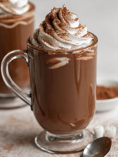 French Hot Chocolate Recipe, French Hot Chocolate, Hot Chocolate Cookie Recipes, White Chocolate Cranberry Cookies, Brulee Recipe, Nutella Desserts, Hot Chocolate Drinks, White Chocolate Cranberry, Cranberry Cookies