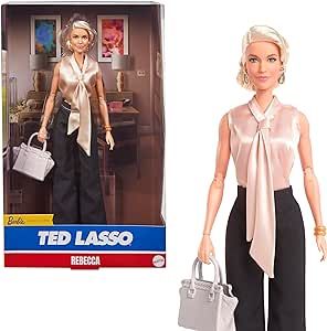 Rebecca From Ted Lasso, Ted Lasso Rebecca, Rebecca Welton, Afc Richmond, Barbie Signature, Barbie Collector Dolls, Mexican Actress, Ted Lasso, Black Slacks