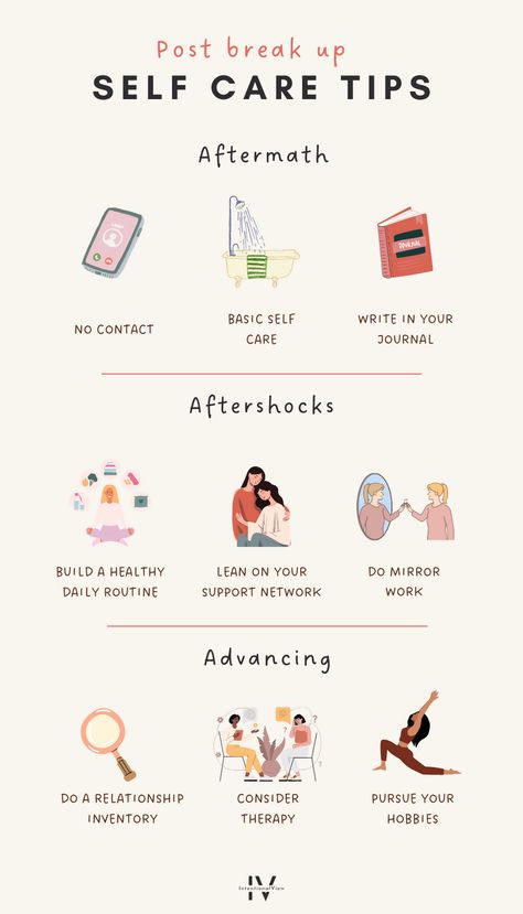 When you're going through a break up, you've got to double down on your self care. Here are 9 post break up self care tips to rediscover all the things you love about yourself again. 💕 After Break Up Routine, How To Glow Up From A Breakup, After A Break Up Things To Do, The Break Up, Break Up Checklist, Break Up Advice Feel Better, How To Heal From A Break Up, Self Care After Heartbreak, Break Up Help