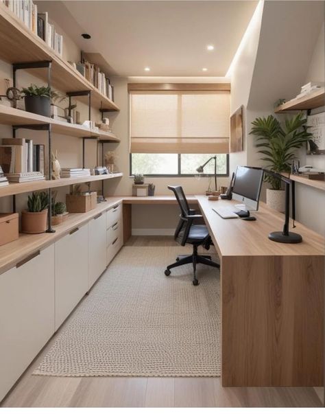 Clever Design Ideas, Home Office For Small Spaces, Home Office Inspo, Aesthetic Home Office, Tiny Home Office, Contemporary Office Design, Home Office Man, Home Office/guest Room, Tiny Office