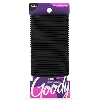 Amazon.com : Goody Ouchless Womens Elastic Hair Tie - 30 Count, Black - 4MM for Medium Hair- Hair Accessories for Women Perfect for Long Lasting Braids, Ponytails and More - Pain-Free : Beauty & Personal Care Long Lasting Braids, Black Hair Elastics, Sunscreen Lotion, Sleek Ponytail, Elastic Hair Ties, Fashion Hair Accessories, Hair Elastics, Unique Hairstyles, Selling Products