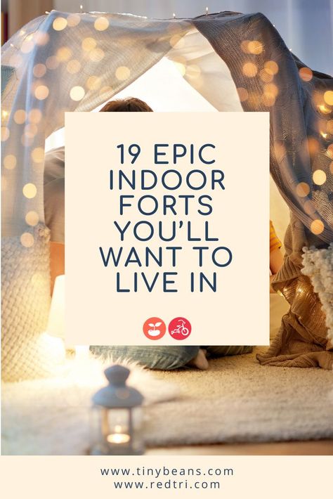 Fort Design Building, Living Room Tents Blanket Forts, At Home Fort Ideas, Fort Ideas Indoor Living Rooms, How To Build A Fort With Couch, Sheet Fort Indoor, Indoor Tents For Adults, Inside Fort Ideas, Easy Forts Indoor