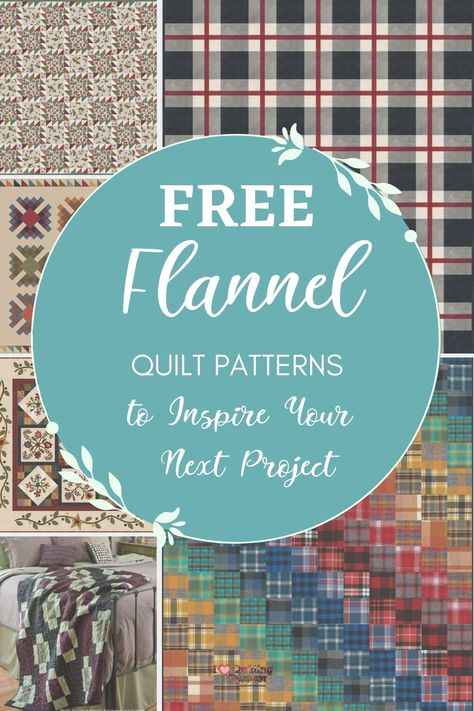 Top 13 Free Flannel Quilt Patterns (+5 Bonus Patterns For Sale) Free Rag Quilt Patterns Flannel, Plaid Flannel Quilt Patterns, Flannel Jelly Roll Quilt Patterns, Flannel Quilts Patterns, Flannel Quilt Patterns Free, 3 Fabric Quilt Pattern, Quilt In A Day Patterns Free, Flannel Quilt Patterns, Free Quilt Patterns Printables