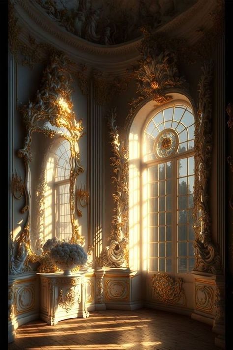 Light Kingdom Aesthetic, Gabrielacore Aesthetic, Palaces Aesthetic, Fantasy Castle Room, Fantasy Palace Art, Royal Castle Aesthetic, Fantasy Palace Aesthetic, Castle Interior Aesthetic, Fantasy Castle Interior