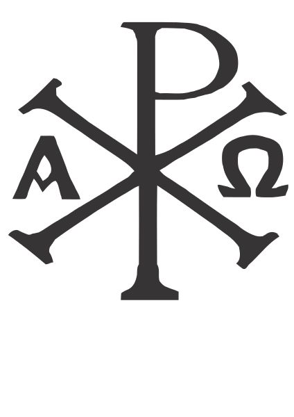 Tattoo Ideas Faith, Chi Rho Tattoo, Catholic Church Stained Glass, Elk Tattoo, Catholic Tattoos, Catholic Symbols, Music Notes Tattoo, Christ Tattoo, Chi Rho