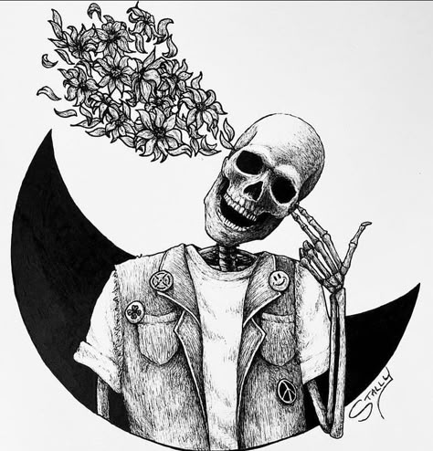 Creepy Drawings, Cartoon Character Tattoos, Skeleton Bones, Meaningful Drawings, Dark Art Tattoo, Tattoo Design Book, Skeleton Art, Tattoo Art Drawings, Dark Art Drawings