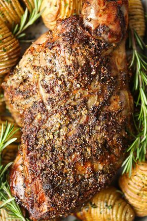 Lamb Roast Recipe, Roasted Leg Of Lamb, Herb Salt, Boneless Leg Of Lamb, Lamb Leg Recipes, Roast Lamb Leg, Lamb Chop Recipes, Lamb Leg, Leg Of Lamb