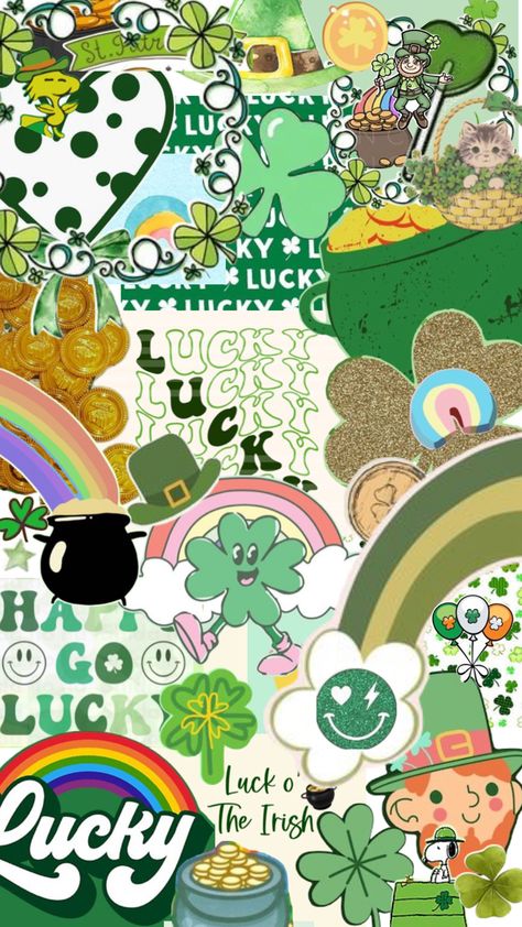 Saint Patricks Day Wallpaper, March Wallpaper, St Patricks Day Wallpaper, Holiday Wallpapers, Cute Home Screen Wallpaper, Cute Home Screens, Day Wallpaper, Irish Baby, Easter Wallpaper