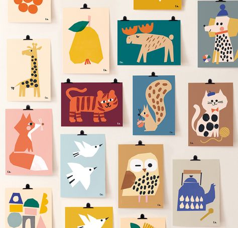 Baby Boy Rooms, Kids Prints, Kid Spaces, Art Wall Kids, Kids' Room, Painting For Kids, Children Illustration, Boy Room, Childrens Room