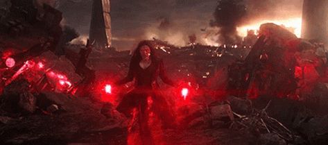 Wanda Maximoff Scarlet Witch GIF - WandaMaximoff ScarletWitch Avengers - Discover & Share GIFs Avengers Gif, Scarlet Witch Avengers, Witch Gif, Marvel Nova, Scarlet Witch Costume, Olsen Scarlet Witch, Witch Powers, Chaos Magic, Elizabeth Olsen Scarlet Witch