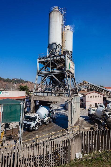 Concrete Mixing Factory royalty free stock photo Concrete Factory, Cement Factory, Industry Images, Sand And Water, Space Needle, Image Hd, Cement, Editorial, Royalty Free Stock Photos