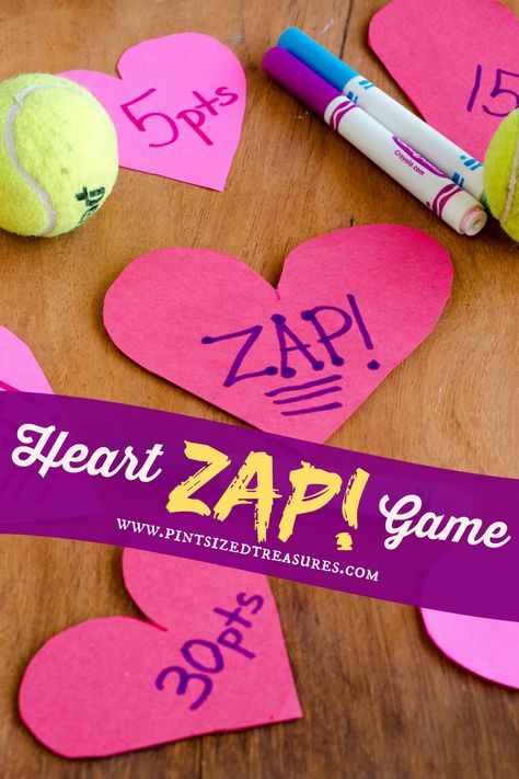 This game is super-fun and it works for toddlers, preschoolers, tweens and teens! Few materials needed and lots of giggles promised! Toddler and Double Player variation included. Be careful and don't hit ZAP! @alicanwrite Zap Game, Valentines Day Games, Valentines Class Party, Valentine Party Game, Room Parent, Diy Montessori, Valentines Games, Valentine's Day Games, Valentine Activities