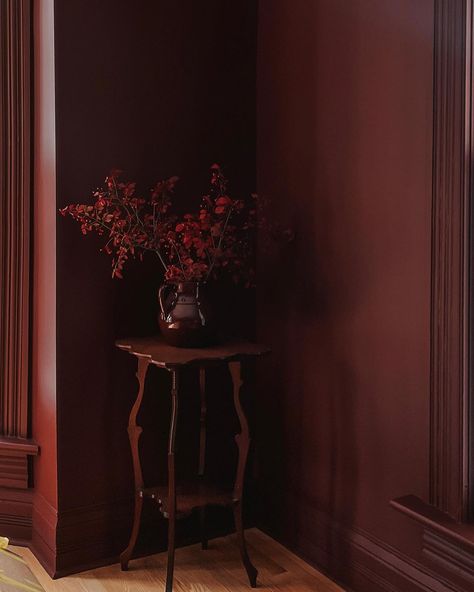 All Posts • Instagram Wabi Sabi House, Dark Brown Walls, Biggest Regret, Black Bedroom Design, Historic Colours, Cottage Garden Design, Bedroom Wall Colors, Bedroom Red, Home Board