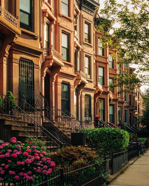 jon bilous | nyc photographer on Instagram: “bed-stuy brownstones” Cobble Hill Brooklyn, Brownstone Homes, New York Brownstone, Townhouse Exterior, London Fields, New York City Vacation, Brooklyn Brownstone, Bed Stuy, Posters Framed