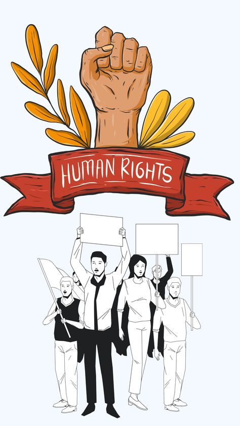 Human rights in India Social Issues Images For Project, Human Rights Pictures, Democracy Drawing Idea, Fundamental Rights Poster, Right To Equality Poster, Humanity Poster Ideas, Poster On Human Rights, Drawing About Human Rights, Human Rights Poster Ideas